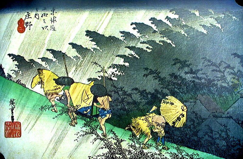 mùa mưa Nhật Bản qua tranh Ukiyo e mùa mưa Nhật Bản qua tranh Ukiyo e
